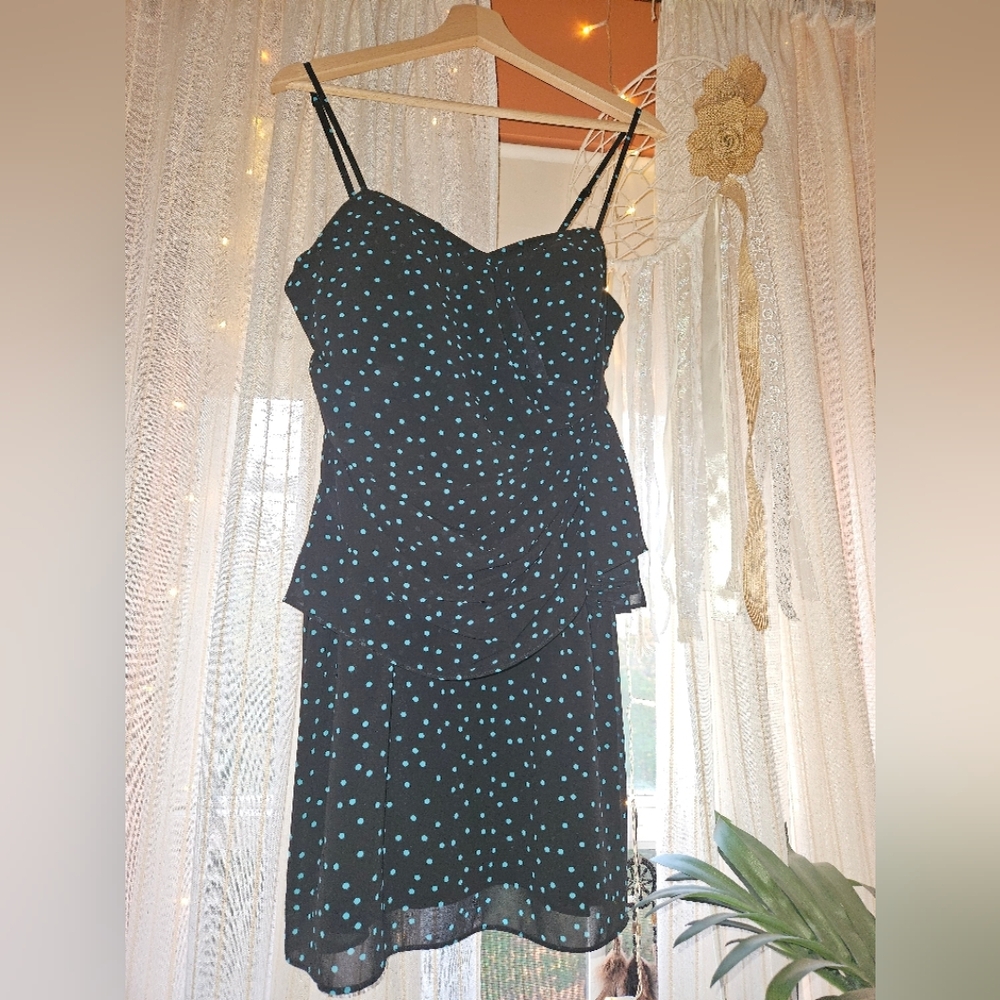 Blue Tiered dress